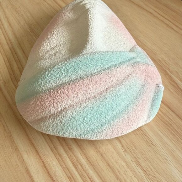 2 Vintage 80's Post Modernism Wall Mask Pastel Pink Green White Textured NOS - Picture 4 of 10